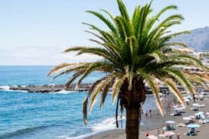 Strand von Málaga in Spanien